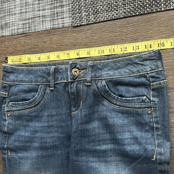 Simply Vera Vera Wang Women's Straight Cut Dark Wash Ankle Cropped Jeans - Sz 2 - Picture 8 of 11